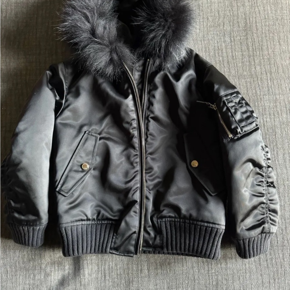 Authentic Burberry, Kids designer bomber jacket, size 6Y